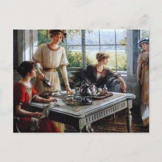 Carte Postale les filles/les femmes ensemble par Albert Lynch, b (Devant)