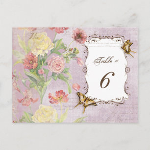 Carte Postale Les Fleurs Peony Rose Tulip Floral Flowers Mariage