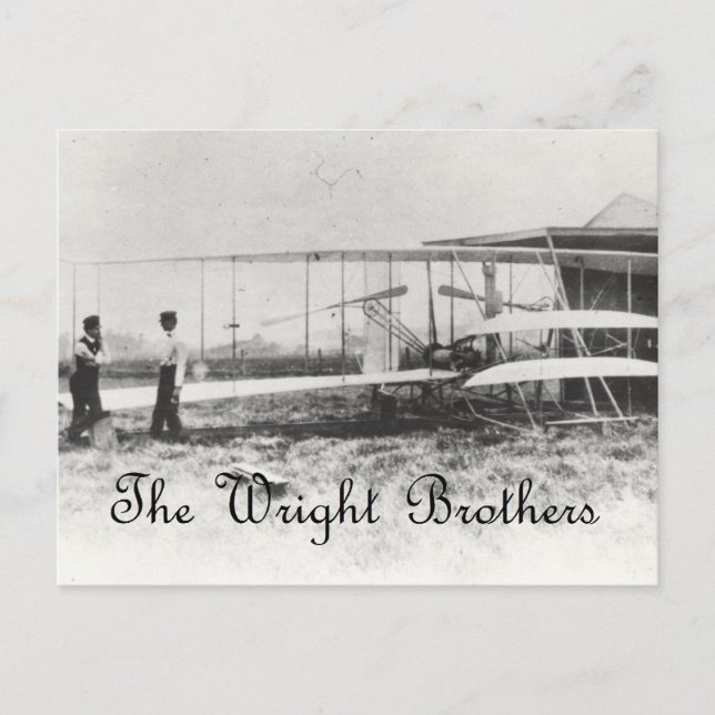 Carte Postale Les frères de Wright (Devant)