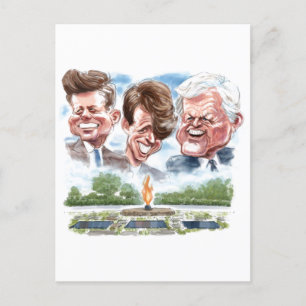 Carte Postale Les Frères Kennedy
