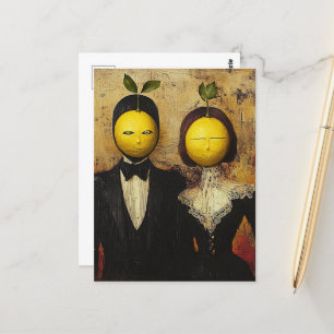 Carte Postale Les Gens Drôle Du Citron