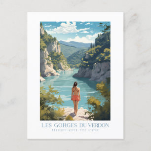 Carte Postale Les Gorges du Verdon - poster - Affiche