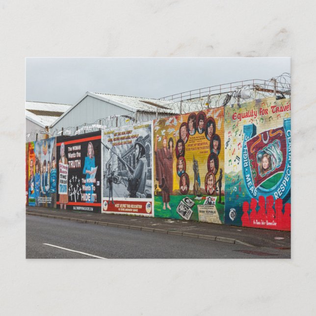 Carte Postale Les graffiti de Belfast (Devant)