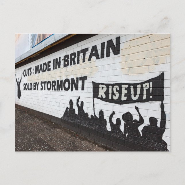 Carte Postale Les graffiti de Belfast (Devant)