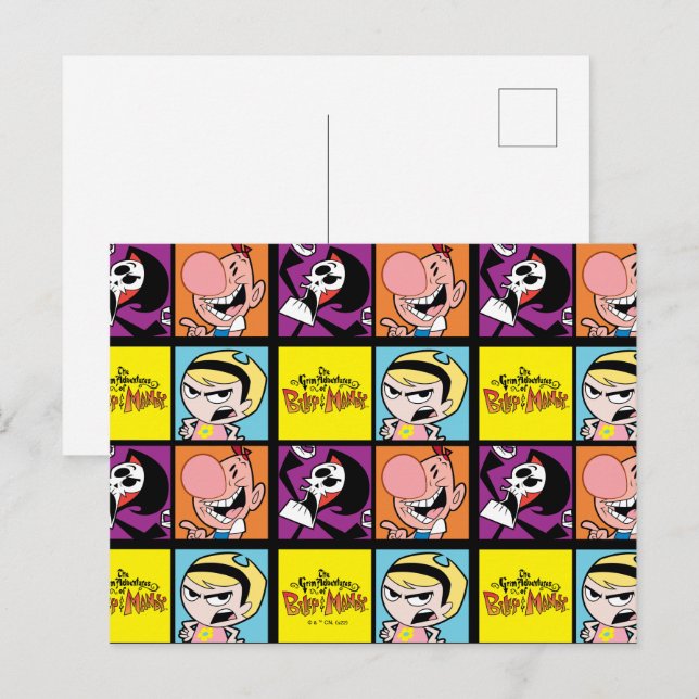 Carte Postale Les Grandes Aventures de Billy & Mandy Character A (Devant / Derrière)