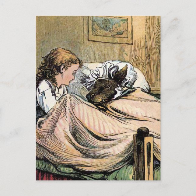 Carte Postale Les grandes dents de grand-mère (Devant)