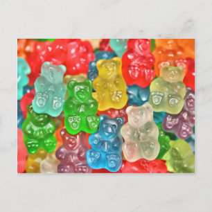 Carte Postale Les gummiours collage plaisir par guérison amour