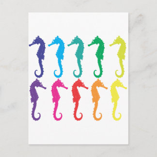 Carte Postale Les hippocampes
