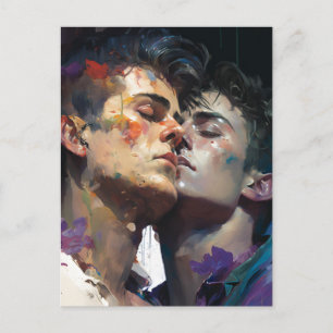 Carte Postale Les hommes amoureux