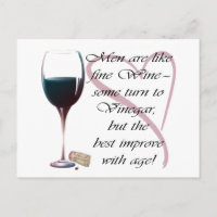 Les hommes sont comme de beaux cadeaux de vin