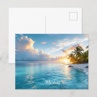 Carte Postale Les îles Maldives