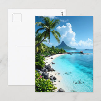Carte Postale Les îles Maldives