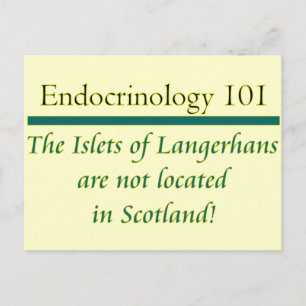 Carte Postale Les îlots de Langerhans