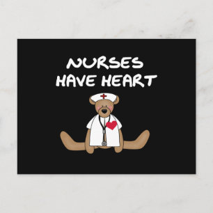 Carte Postale Les infirmières d'ours ont des T-shirts et des cad
