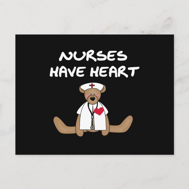 Carte Postale Les infirmières d'ours ont des T-shirts et des cad (Devant)