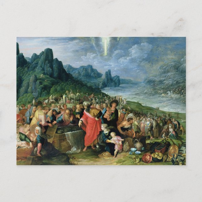 Carte Postale Les Israélites sur la rive de la mer Rouge, 1621 (Devant)