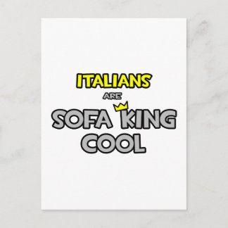 Carte Postale Les Italiens Sont Cool Sofa King