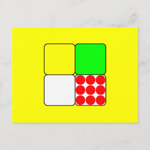 Carte Postale Les Jerseys de course de vélo 3 Jaunes