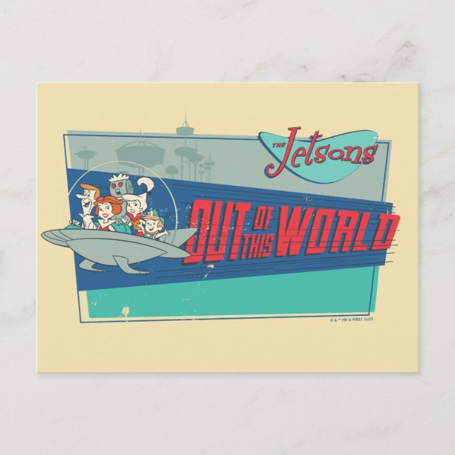 Carte Postale Les Jetsons | Hors de ce monde (Devant)