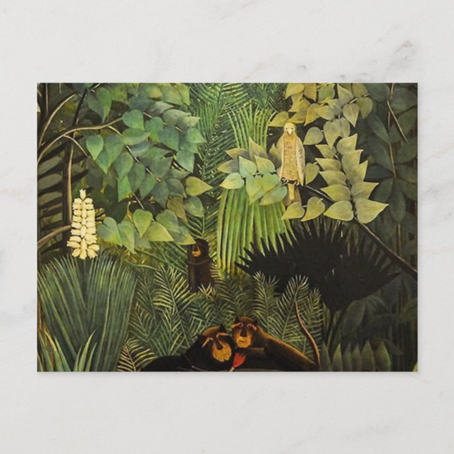 Carte Postale Les Joyeux Jesters Par Henri Rousseau (Devant)