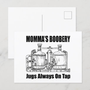 Carte Postale Les Jugs De Booberie De Momma Toujours Sur Le Bac