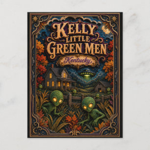 Carte Postale Les Kelly Little Green Men Kentucky Popcut Legends