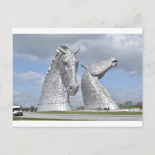 Carte Postale les Kelpies, Helix Park, Falkirk, Ecosse