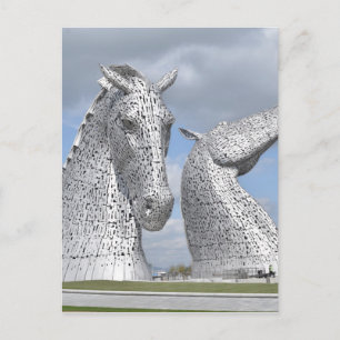 Carte Postale les Kelpies, Helix Park, Falkirk, Ecosse