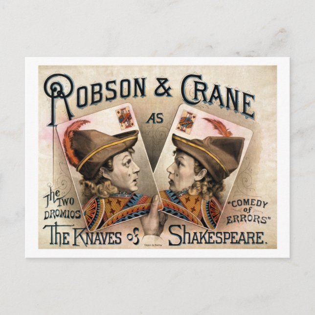 Carte Postale Les Knaves de Shakespeare (Devant)