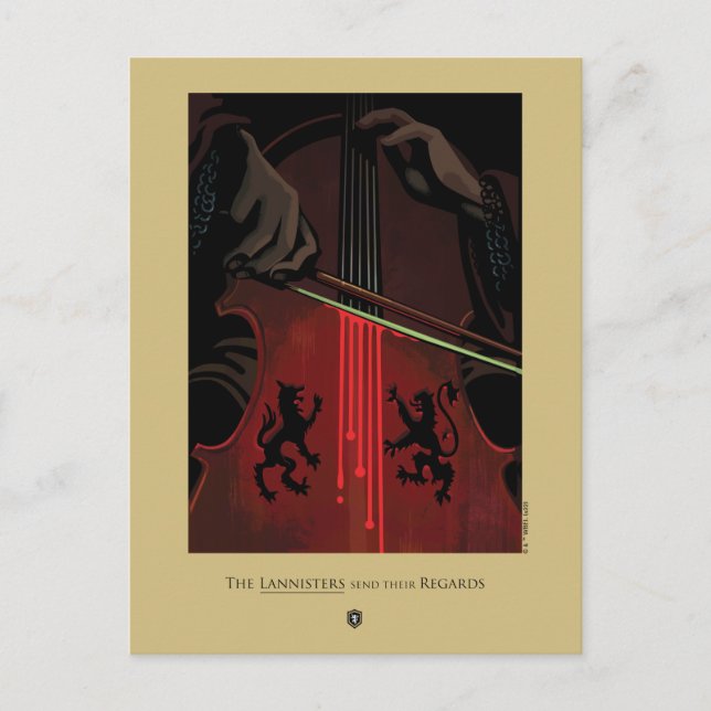 Carte Postale Les Lannister vous saluent (Devant)