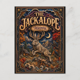 Carte Postale Les légendes Popcut Wyoming du Jackalope