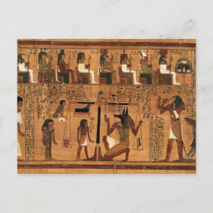 Carte Postale Les livres égyptiens des morts.