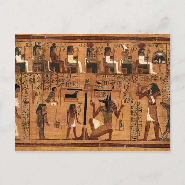 Carte Postale Les livres égyptiens des morts. (Devant)