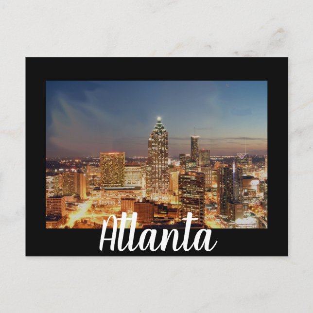 Carte Postale Les lumières d'Atlanta (Devant)