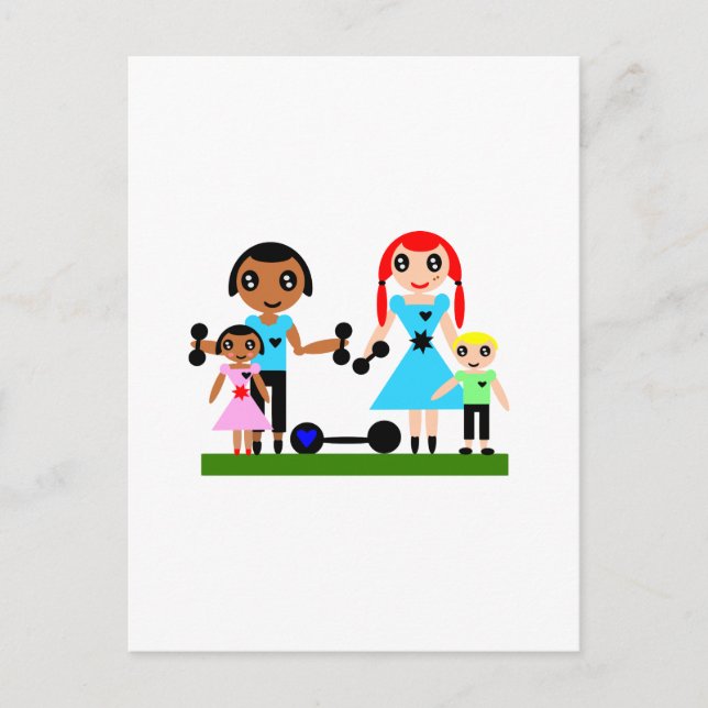 Carte Postale Les mamans peuvent lever (Devant)