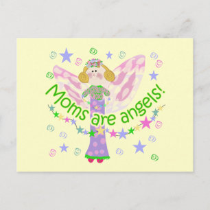 Carte Postale Les mamans sont des t-shirts et des cadeaux Angels