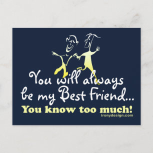 Carte Postale Les meilleurs amis