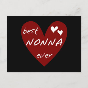 Carte Postale Les meilleurs cadeaux de T-shirts de Nonna de