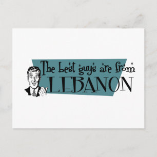 Carte Postale Les meilleurs garçons viennent du Liban