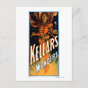 Carte Postale Les merveilles de Kellar déguisées en magie diabol