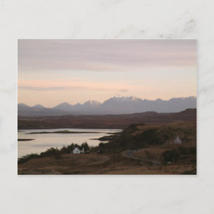Carte Postale Les Montagnes Cuillin À L'Île De Skye En Ecosse.
