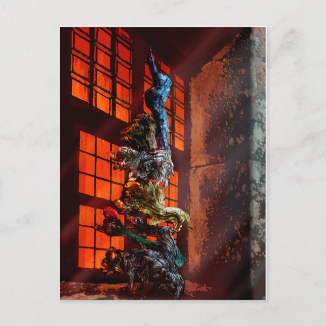 Carte Postale Les musiciens de Brême (Devant)