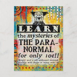 Carte Postale Les Mystères du Paranormal - Drôle de Publicité Vi