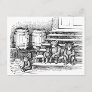Carte Postale Les nounours Ont Druné Trop De Cidre