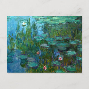 Carte Postale Les nymphéas de Claude Monet