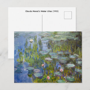 Carte Postale Les Nymphéas de Claude Monet (1915)