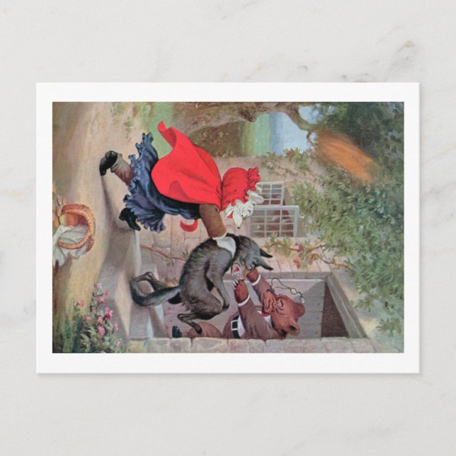 Carte Postale Les Ours De Roosevelt Jouent Petit Trou Rouge (Devant)