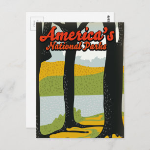 Carte Postale Les parcs nationaux américains