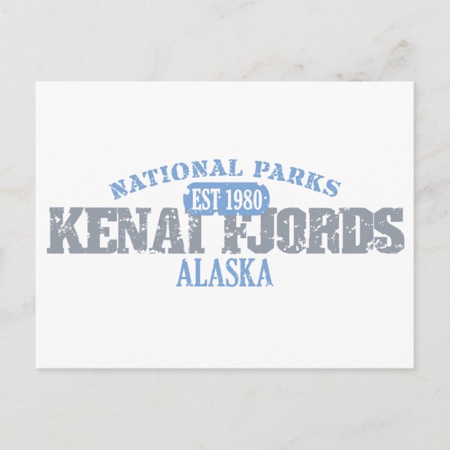 Carte Postale Les parcs nationaux de Kenai Fjords (Devant)