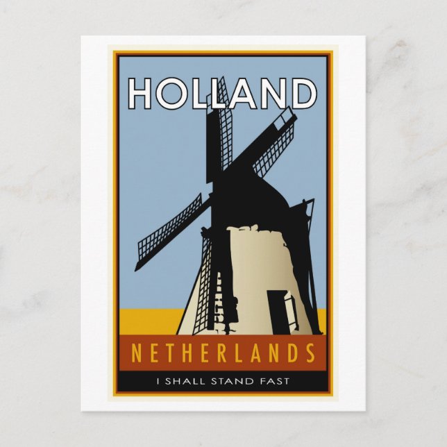 Carte Postale les Pays-Bas (Devant)